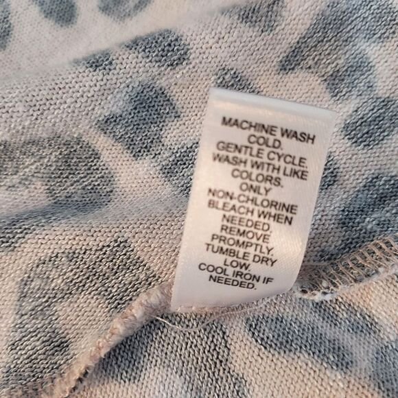 Est 1946 T Shirt Top Womens Plus 18/20W Twist Front Short Sleeve Animal Print - Picture 12 of 15